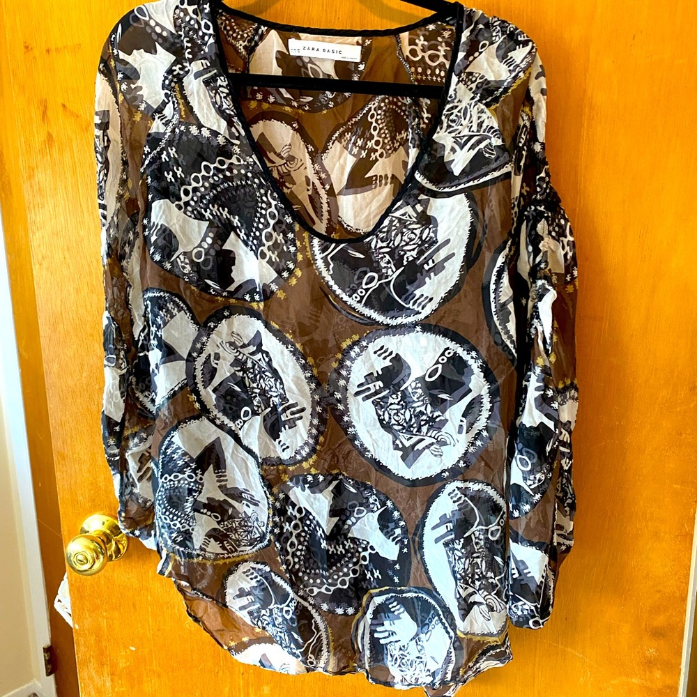 Shear Zara Top